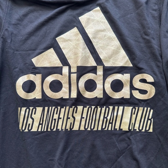 Adidas Los Angeles Futbol club MLS  sports long sl jerse Sz M - Picture 4 of 5